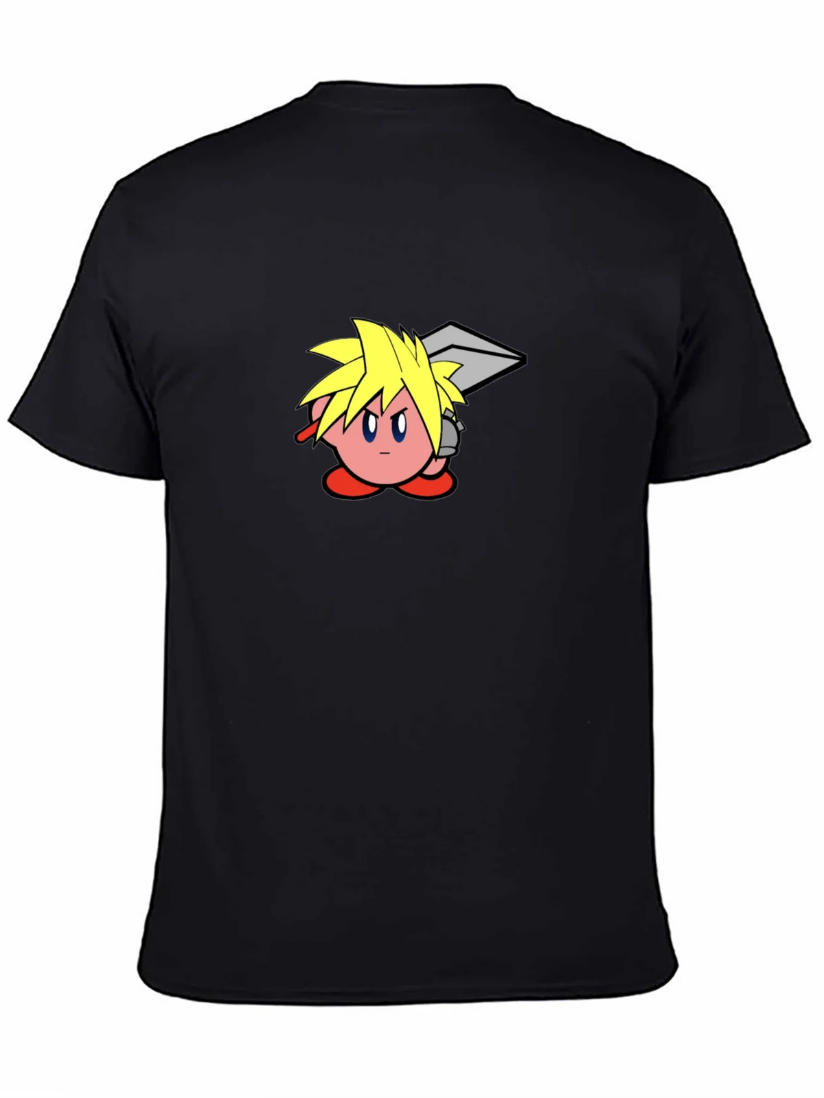 Kirby Cloud T-Shirt - Black Cotton Graphic Tee product image 4