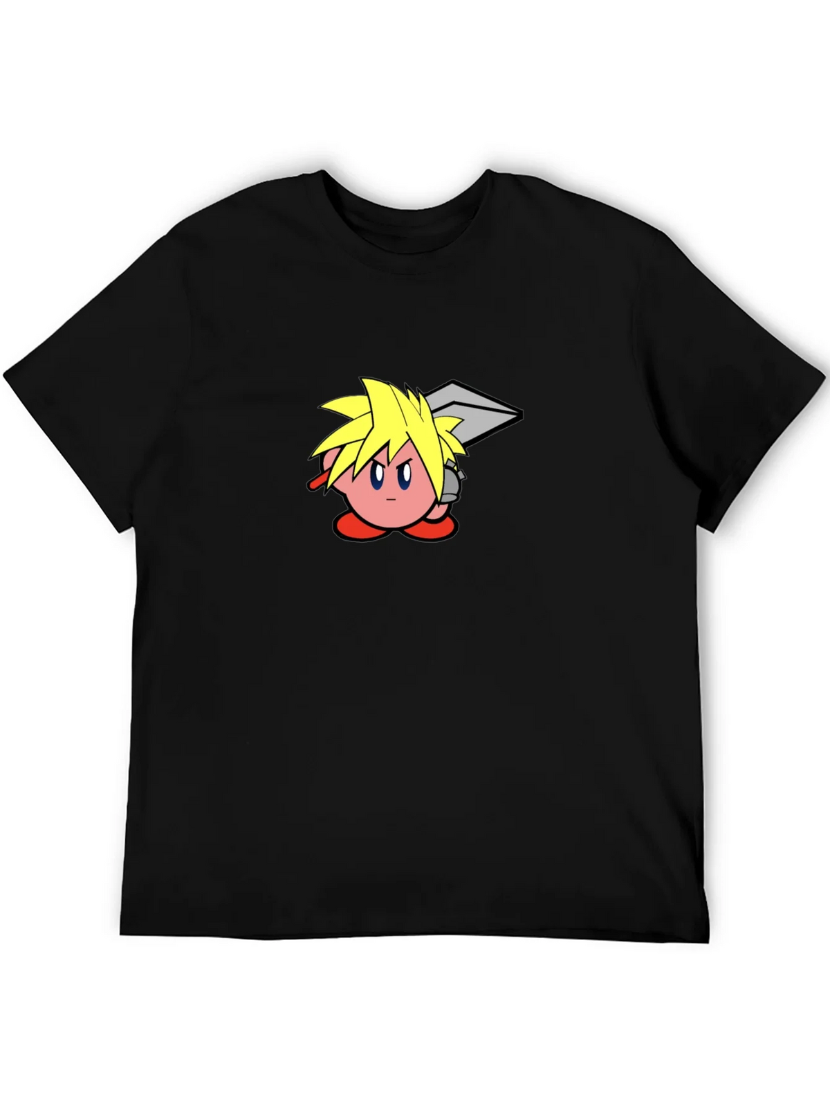 Kirby Cloud T-Shirt - Black Cotton Graphic Tee product image 5