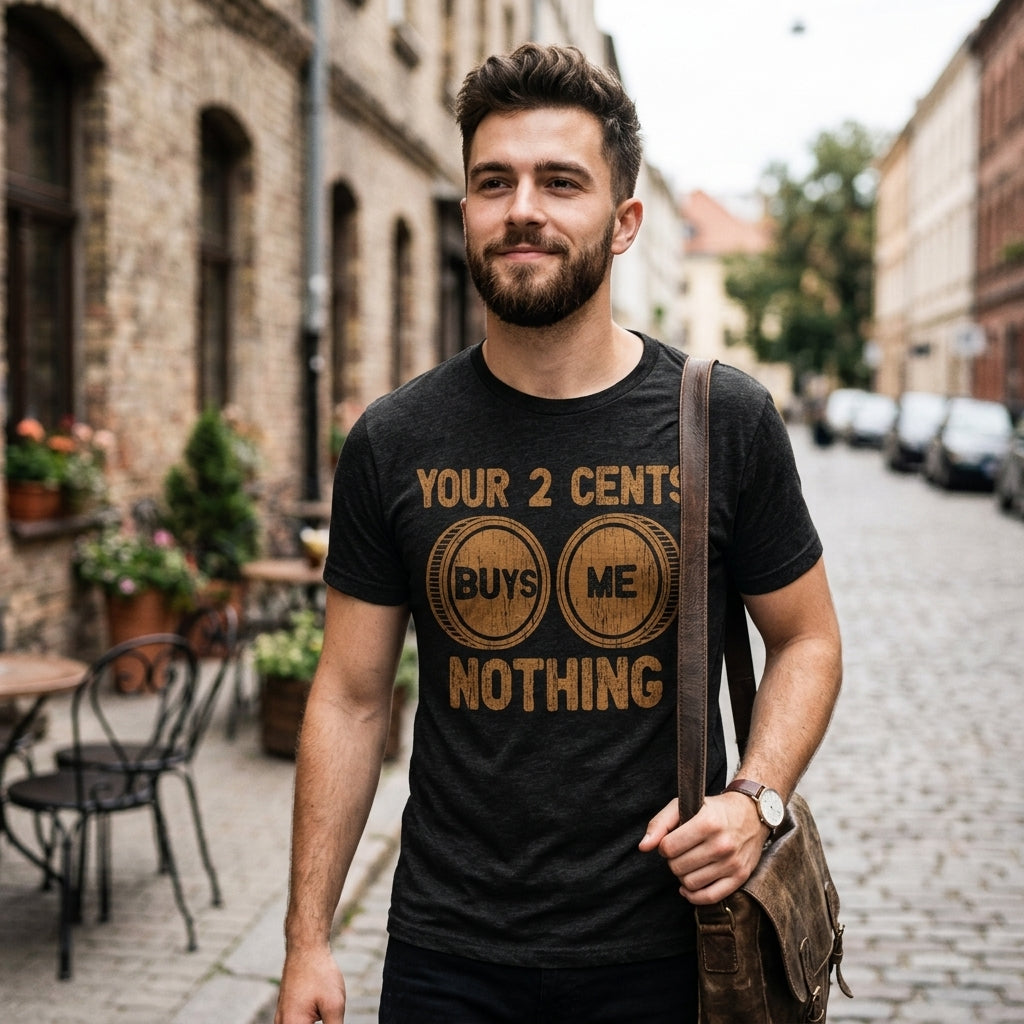 Your Two Cents Buys Me Nothing Men's T Shirt product image 2