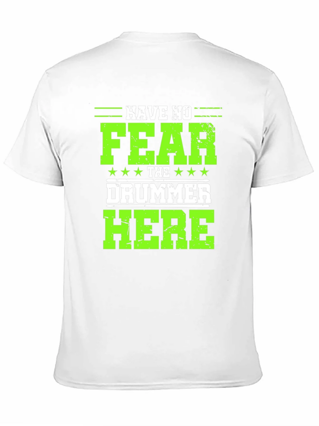 Have No Fear The Drummer Here Black T-Shirt product image 10
