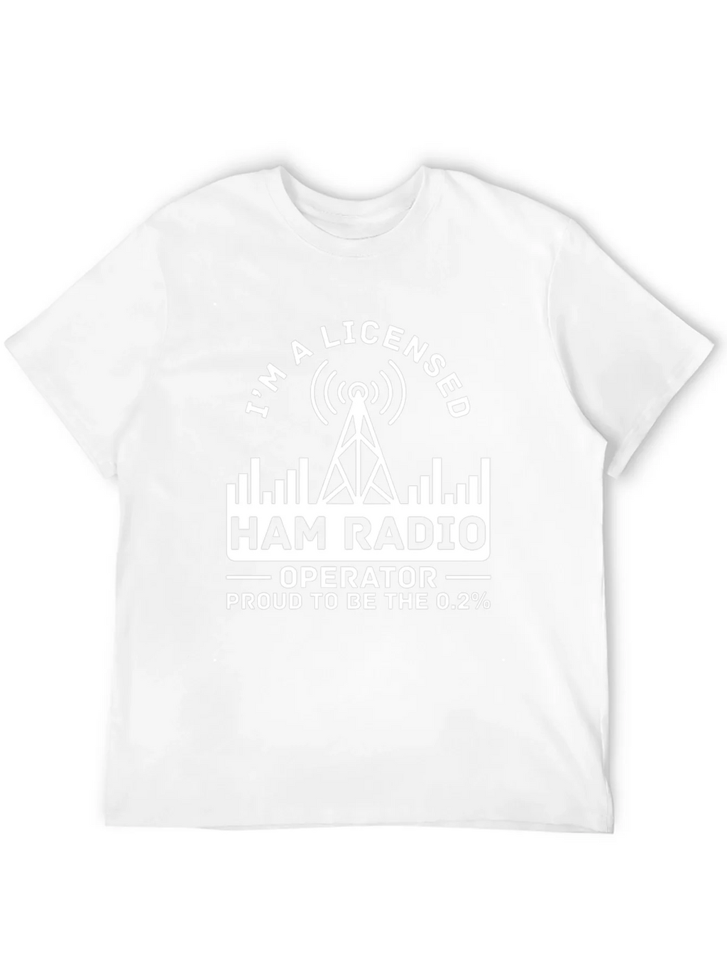 Licensed Ham Radio Operator T-Shirt Proud 0.2 Percent product image 8