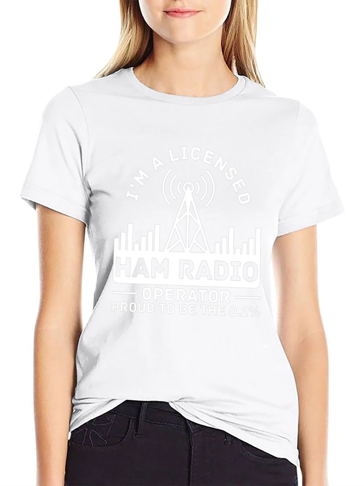 Licensed Ham Radio Operator T-Shirt Proud 0.2 Percent product image 5