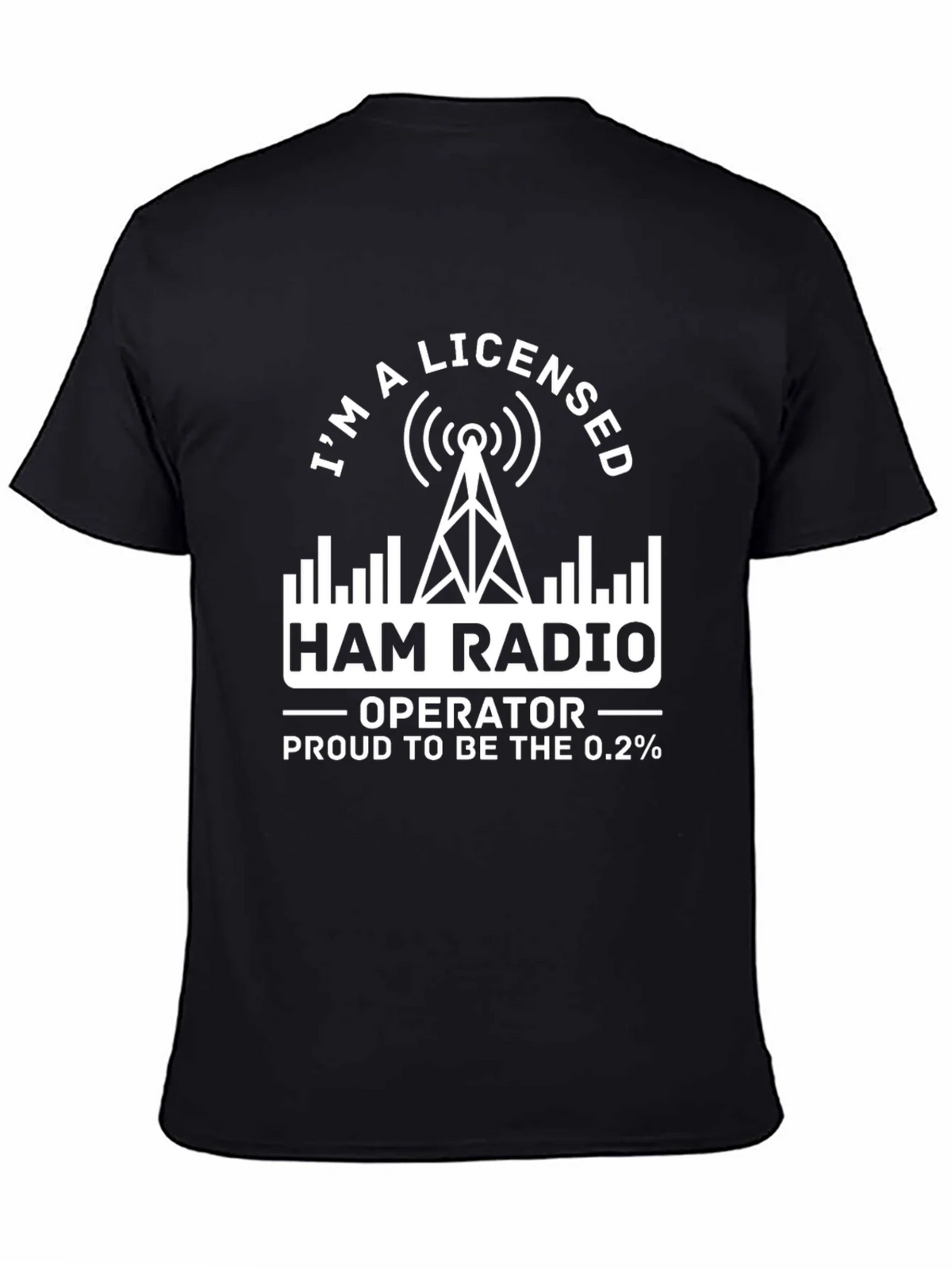 Licensed Ham Radio Operator T-Shirt Proud 0.2 Percent product image 3