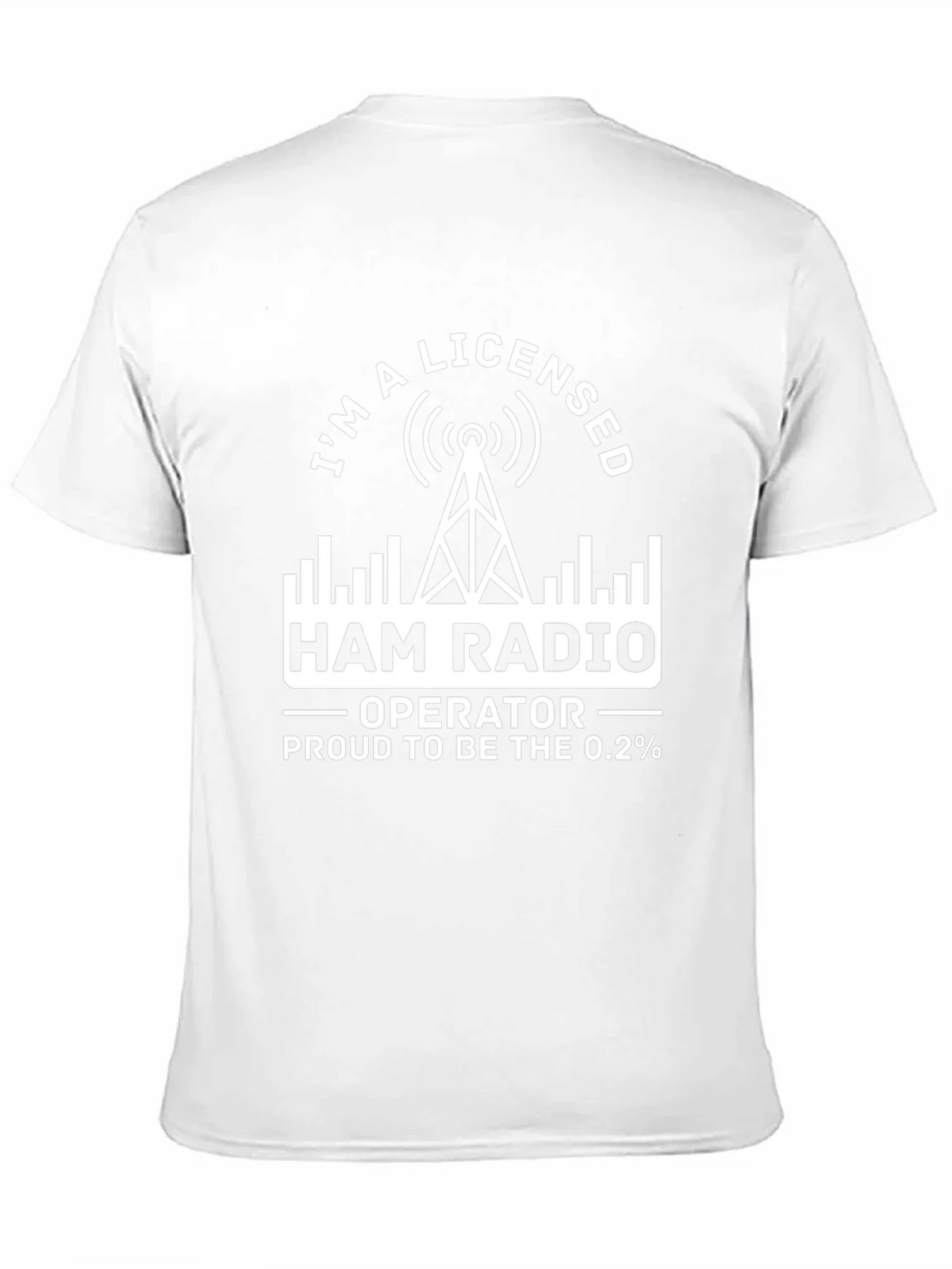 Licensed Ham Radio Operator T-Shirt Proud 0.2 Percent product image 7