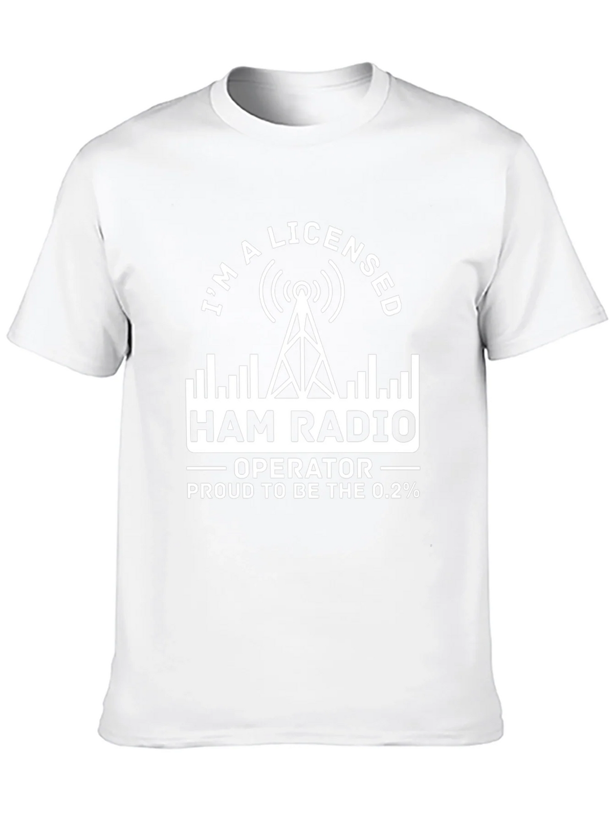 Licensed Ham Radio Operator T-Shirt Proud 0.2 Percent product image 6