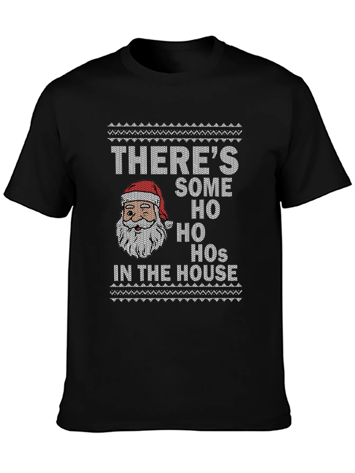 Funny Christmas Santa Ho Ho Hos T-Shirt product image 3