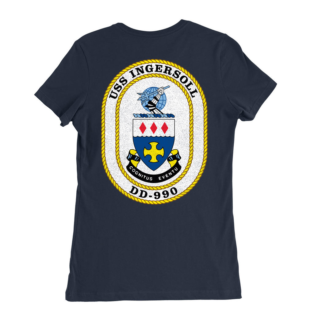 USS Ingersoll DD 990 Women's T-Shirt product image 3