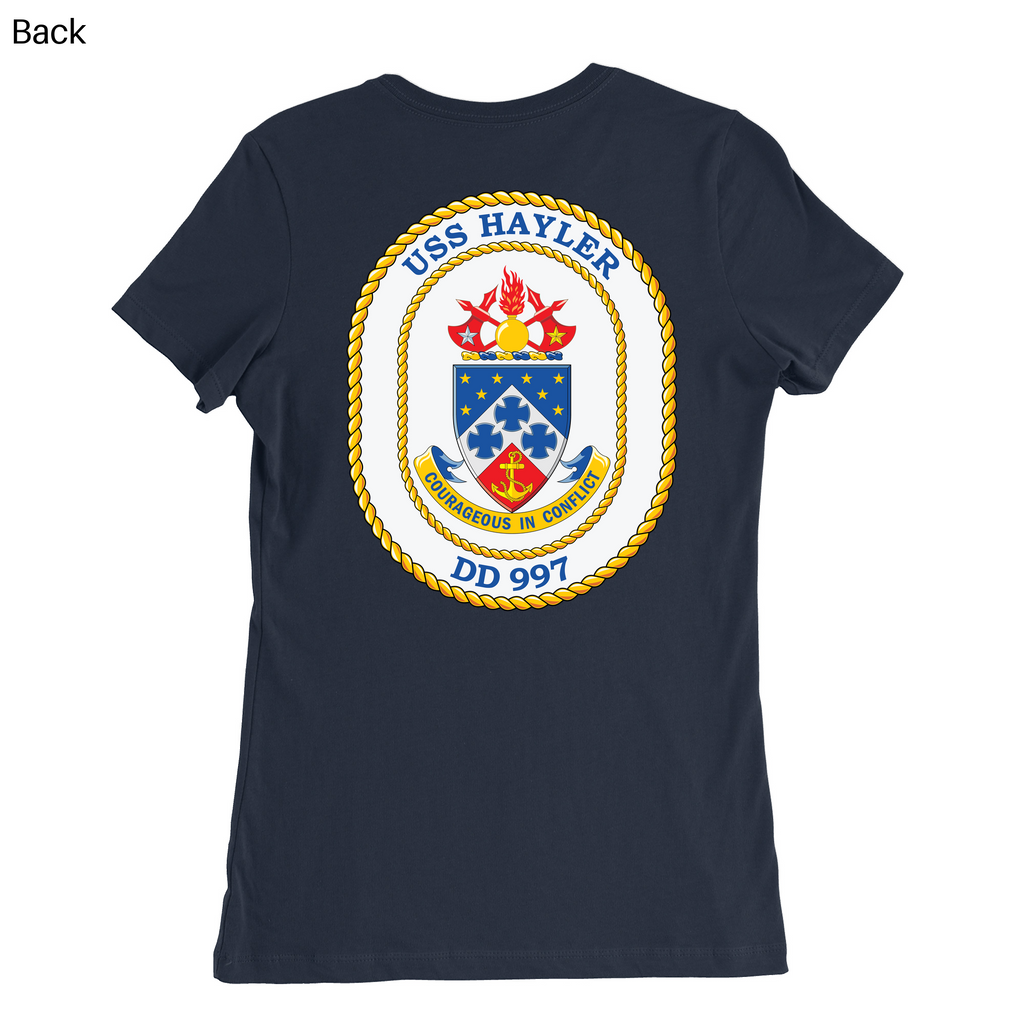 USS Hayler DD 997 Women's T-Shirt product image 3