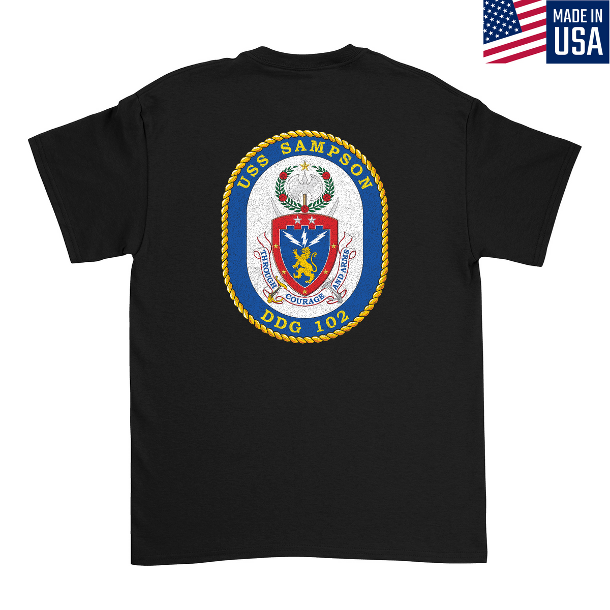 USS Sampson DDG 102 Men's T-Shirt product image 1