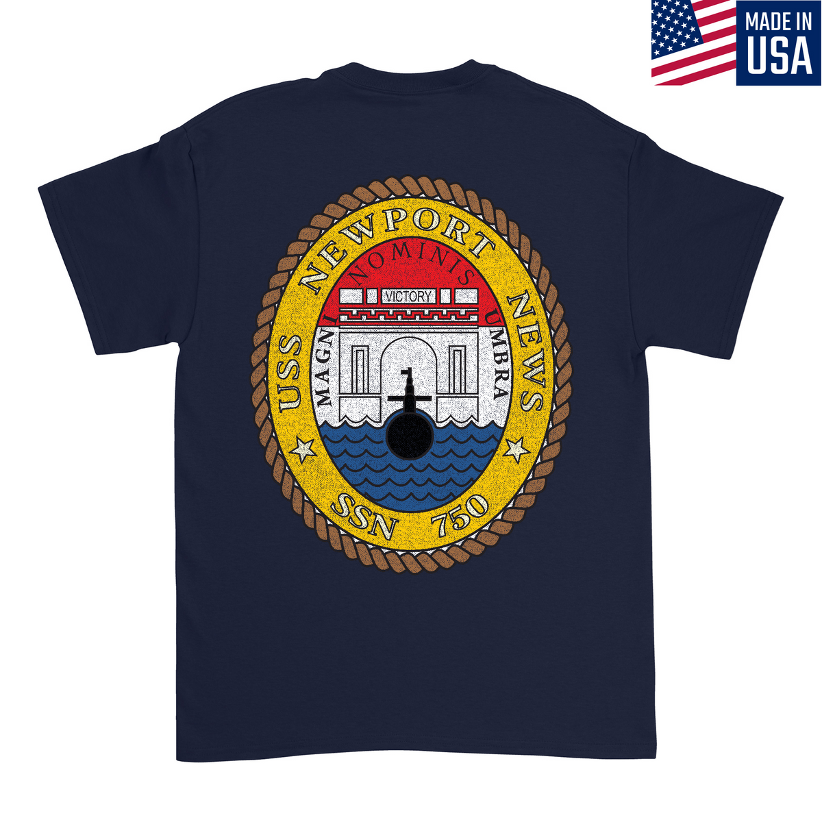 USS Newport News SSN 750 Men's T-Shirt product image 3