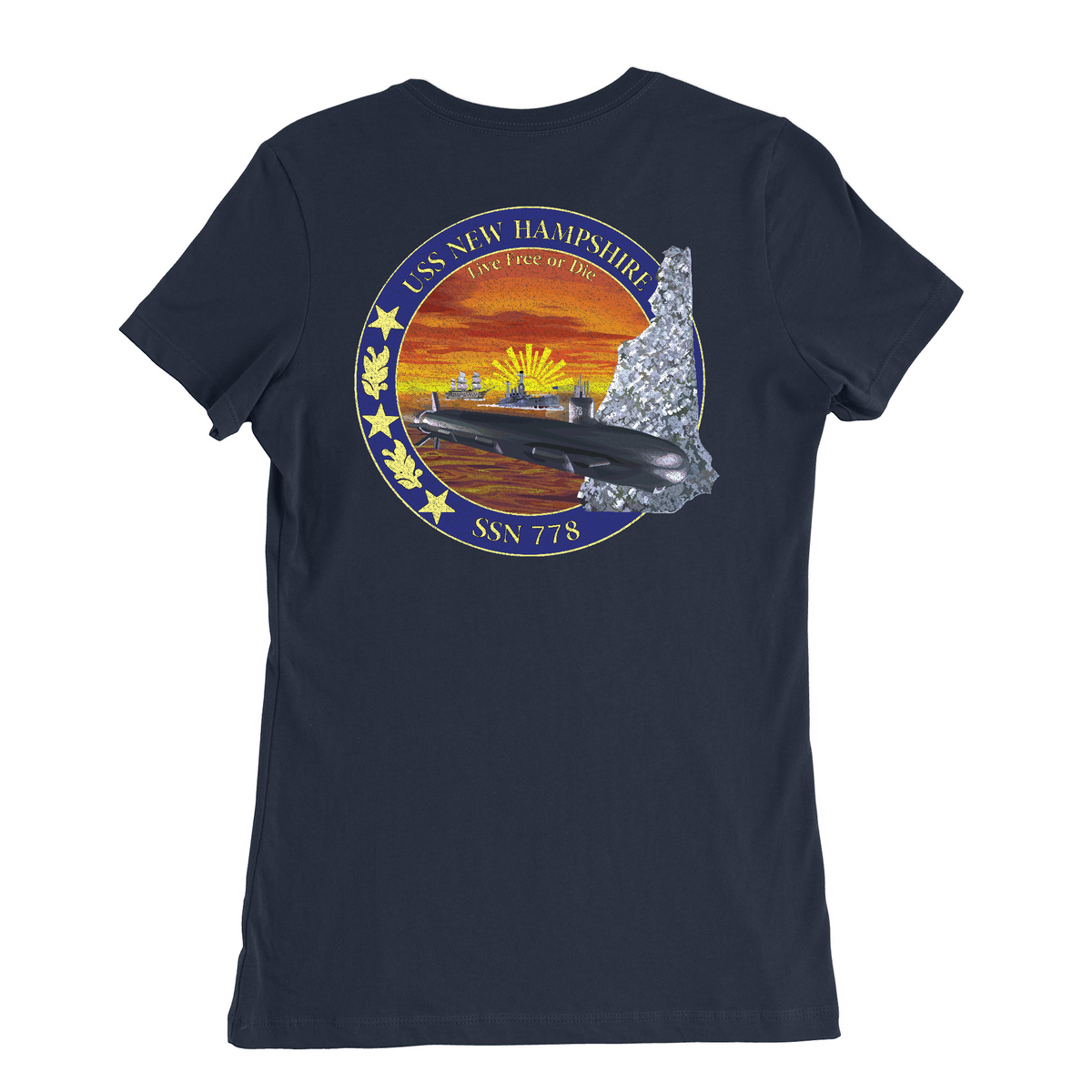 USS New Hampshire SSN 778 Women's T-Shirt product image 3