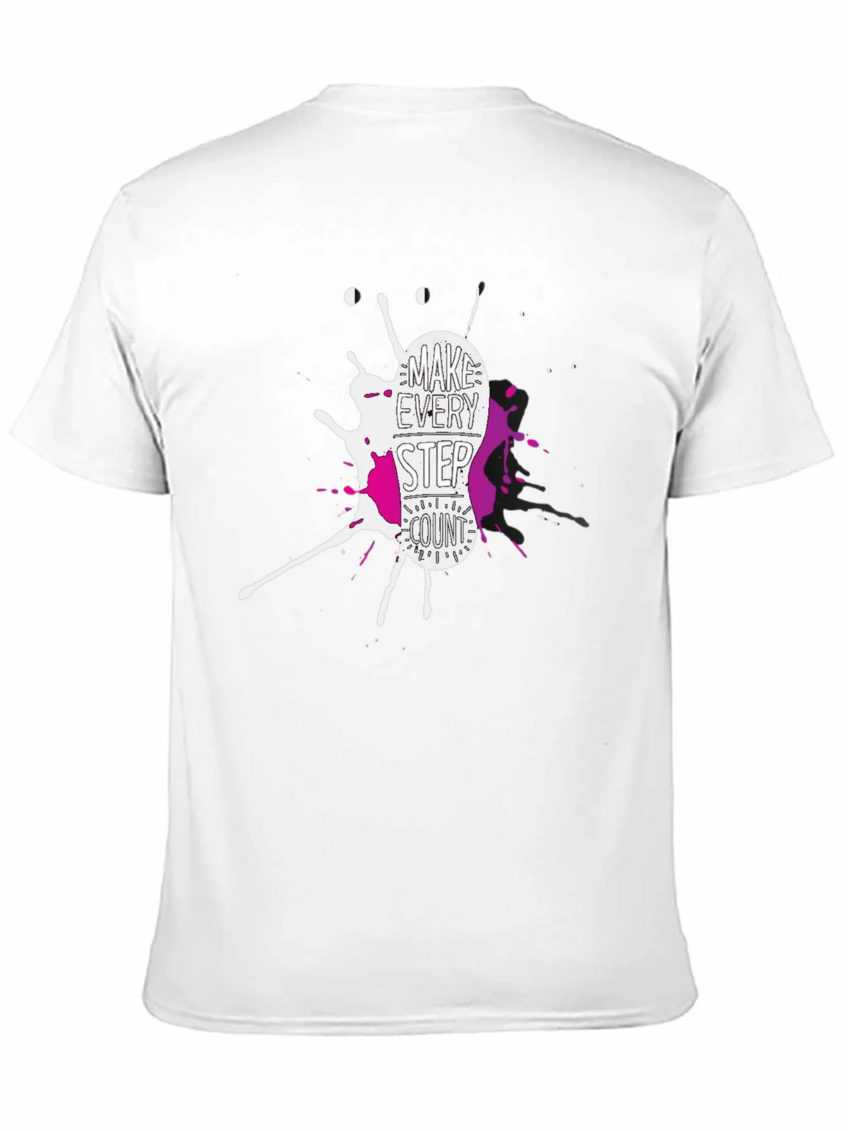 Make Every Step Count Graphic T-Shirt - Black product image 10