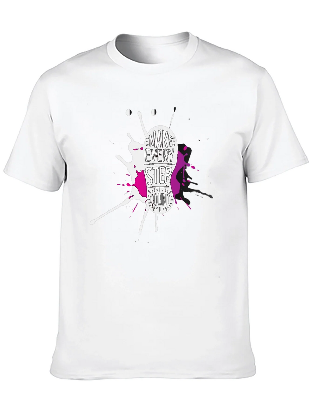 Make Every Step Count Graphic T-Shirt - Black product image 9