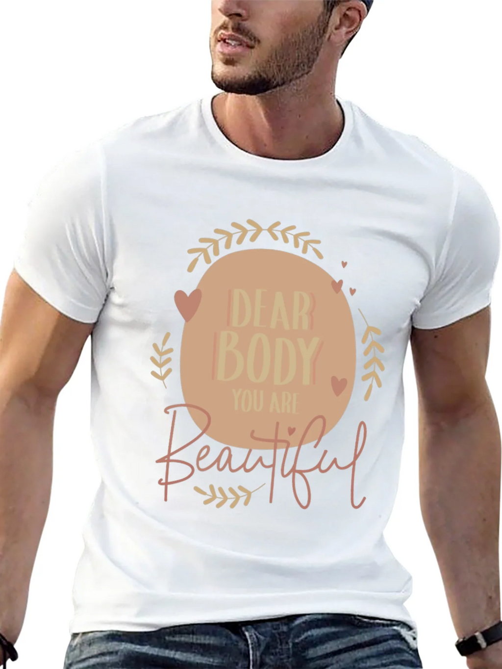 Dear Body Graphic Tee - Positive Affirmation Shirt product image 12