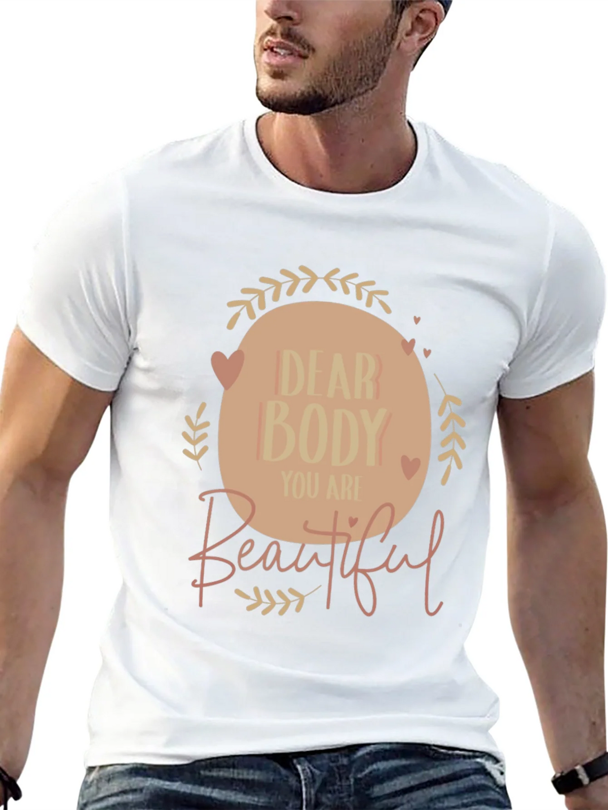 Dear Body Graphic Tee - Positive Affirmation Shirt product image 12