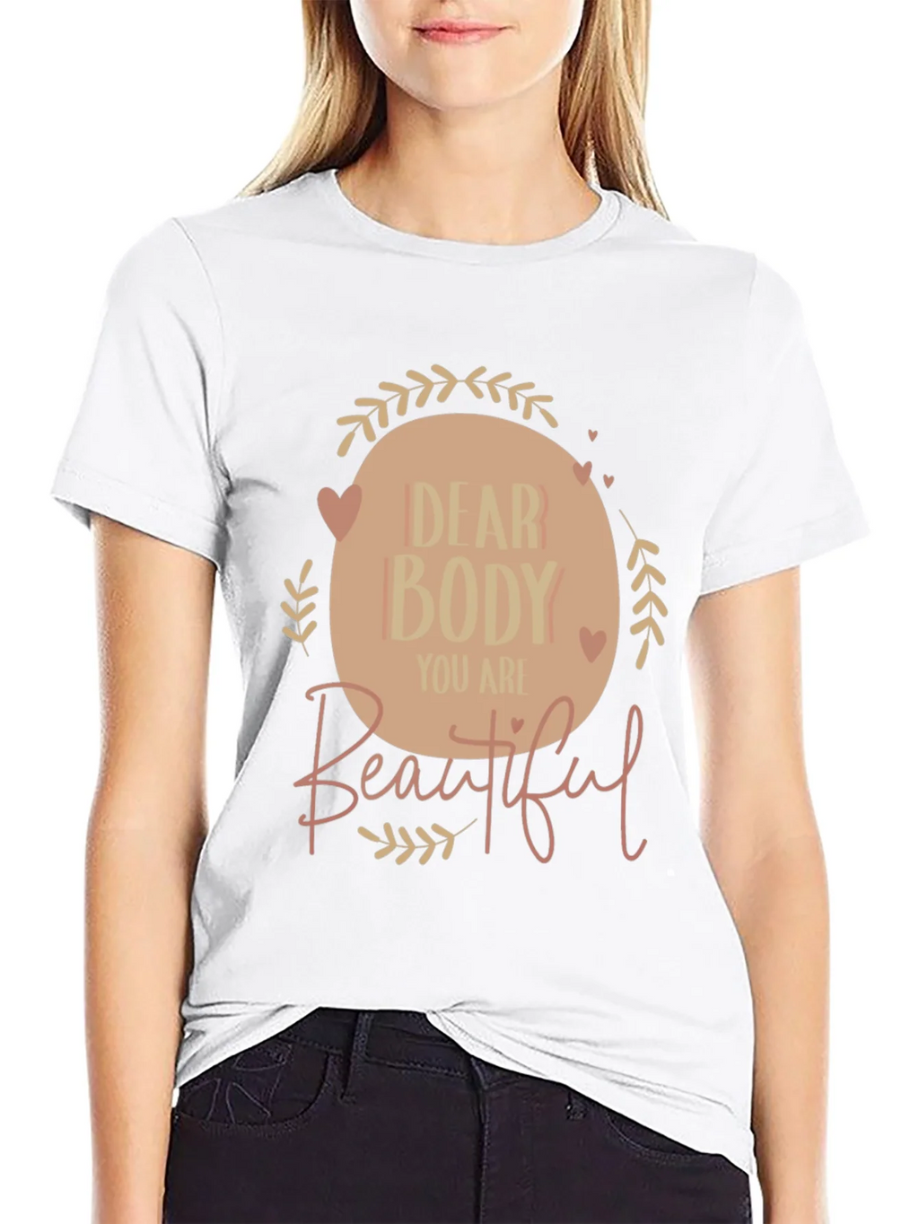 Dear Body Graphic Tee - Positive Affirmation Shirt product image 8