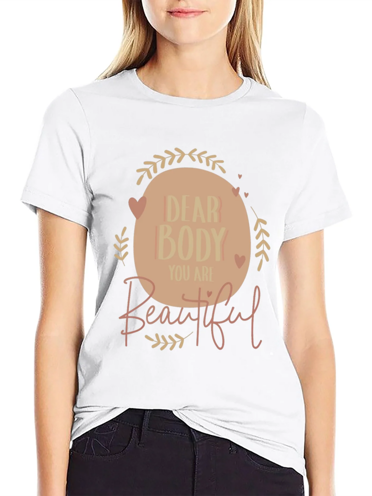Dear Body Graphic Tee - Positive Affirmation Shirt product image 8