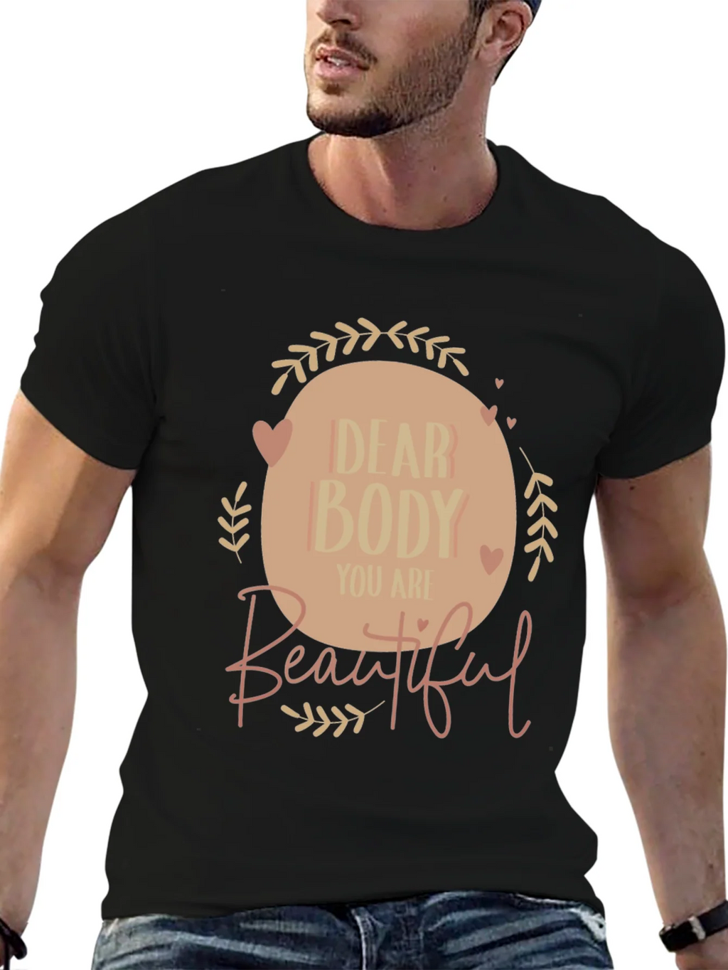 Dear Body Graphic Tee - Positive Affirmation Shirt product image 6