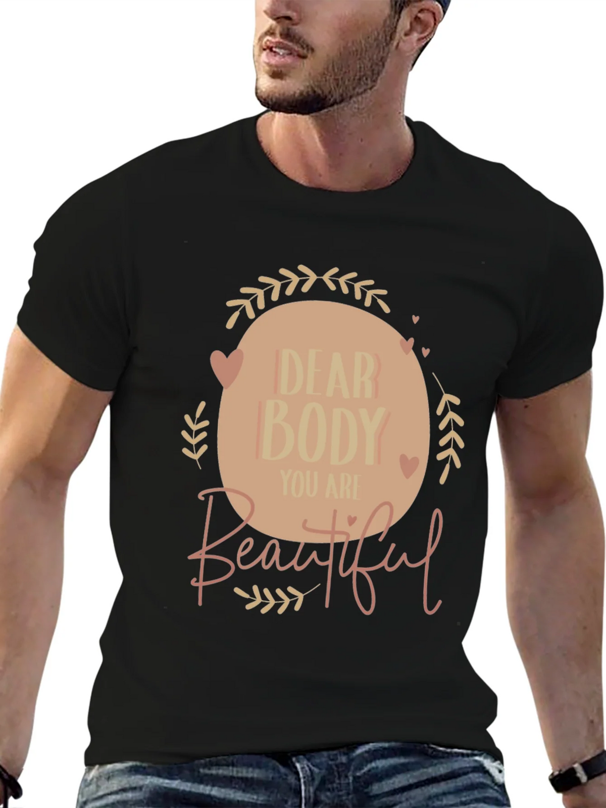 Dear Body Graphic Tee - Positive Affirmation Shirt product image 6