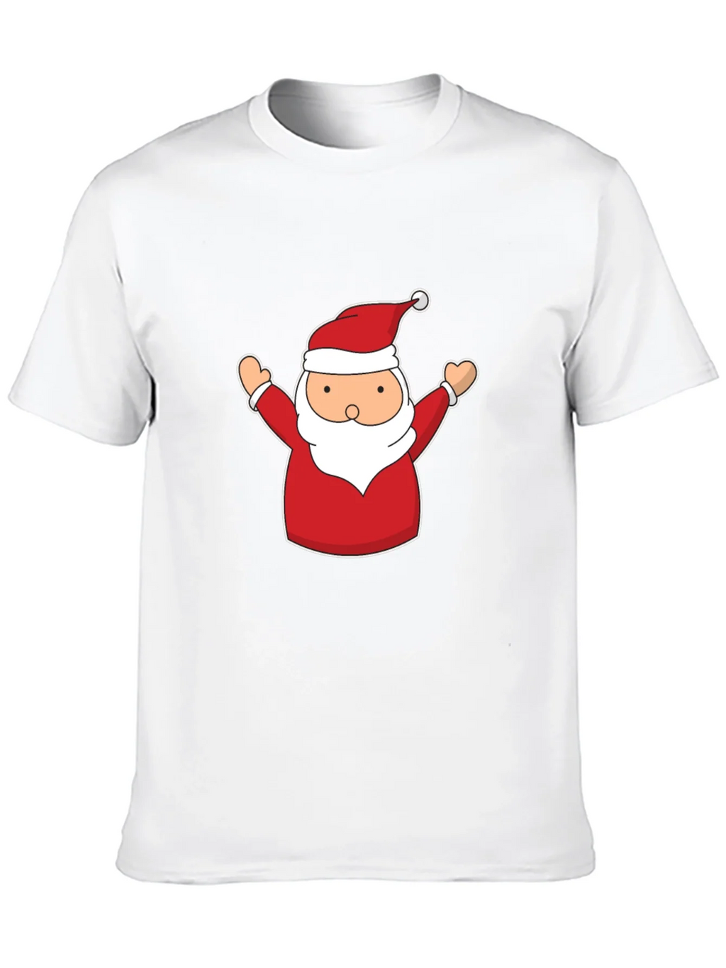 Festive Santa Claus Graphic Tee - Black product image 9