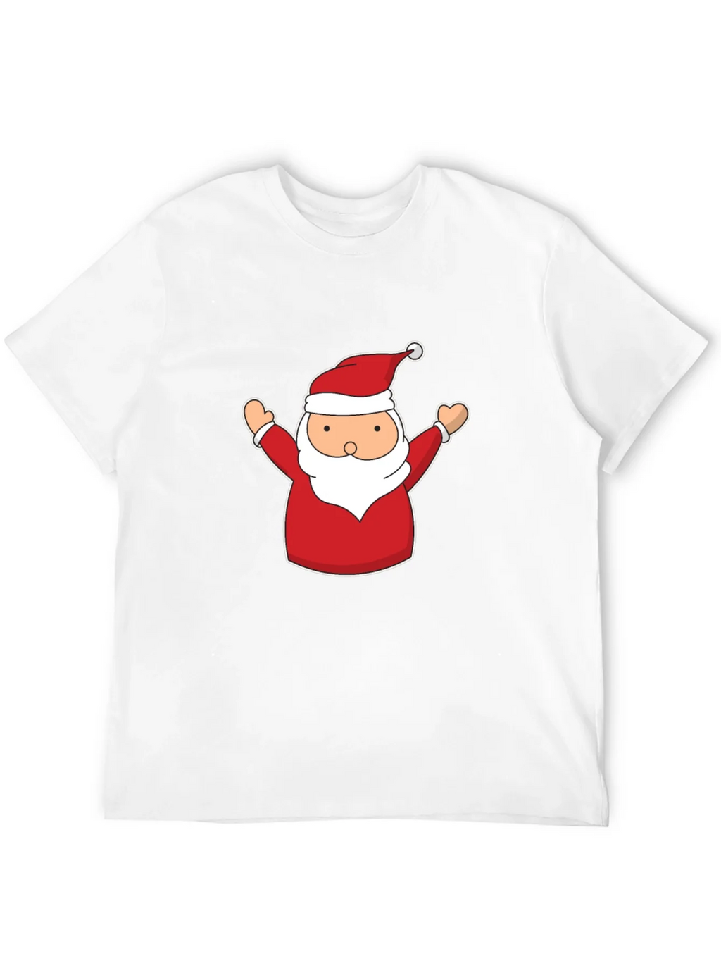 Festive Santa Claus Graphic Tee - Black product image 11