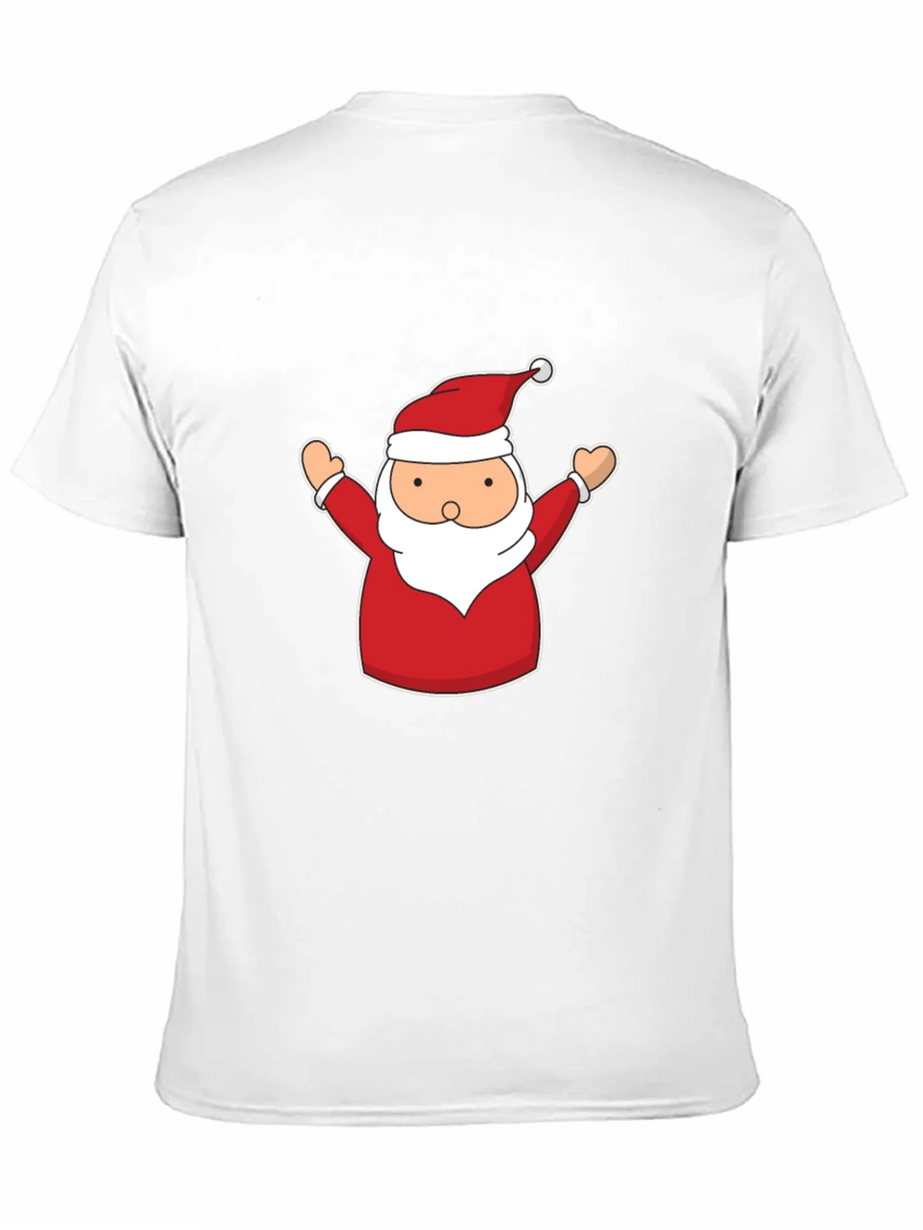 Festive Santa Claus Graphic Tee - Black product image 10