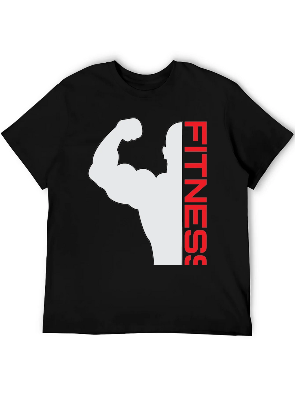 Fitness Graphic Tee - Black Bodybuilder Shirt product image 5