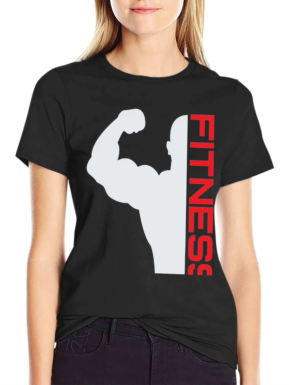 Fitness Graphic Tee - Black Bodybuilder Shirt product image 2