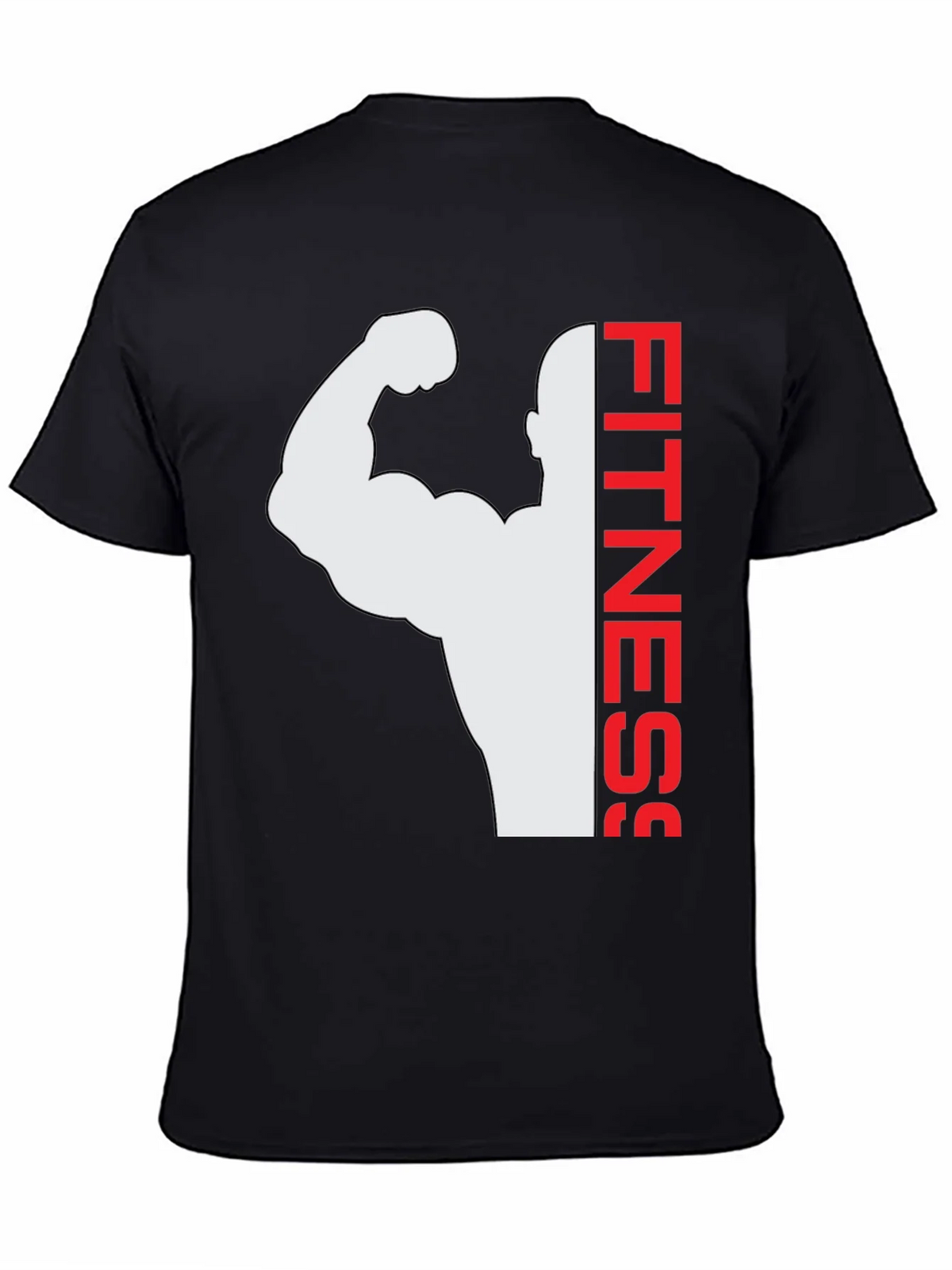 Fitness Graphic Tee - Black Bodybuilder Shirt product image 4