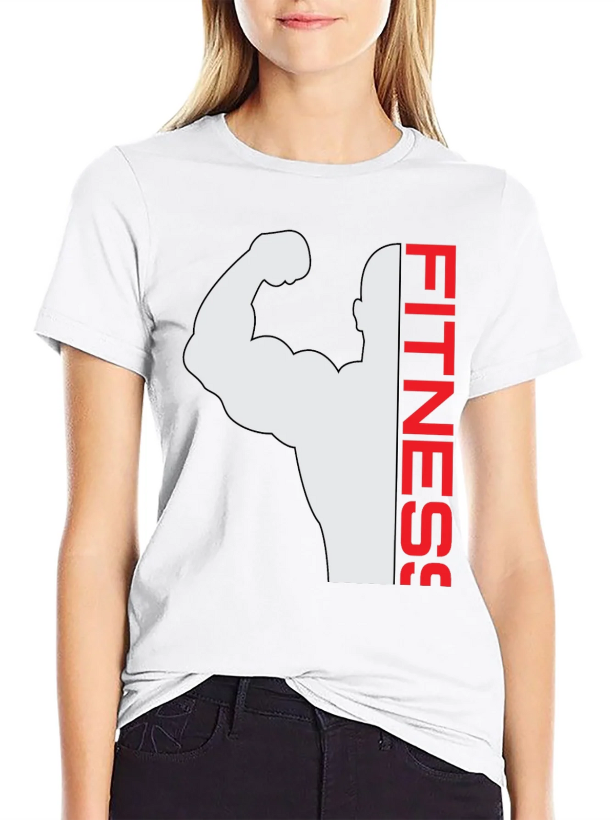 Fitness Graphic Tee - Black Bodybuilder Shirt product image 7