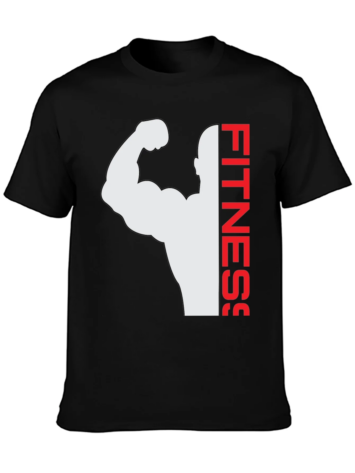 Fitness Graphic Tee - Black Bodybuilder Shirt product image 3
