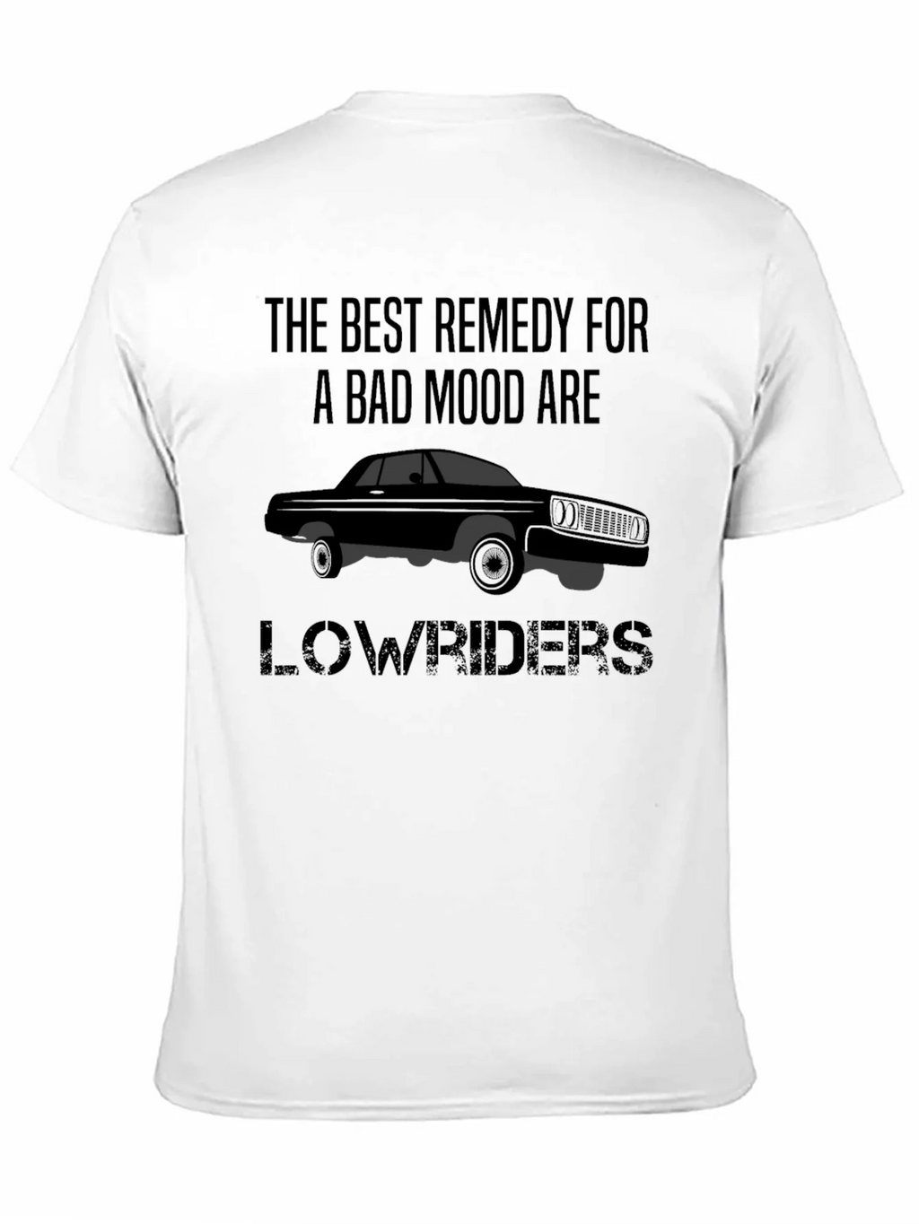 Lowrider Car T-Shirt: Best Remedy Bad Mood Tee product image 9