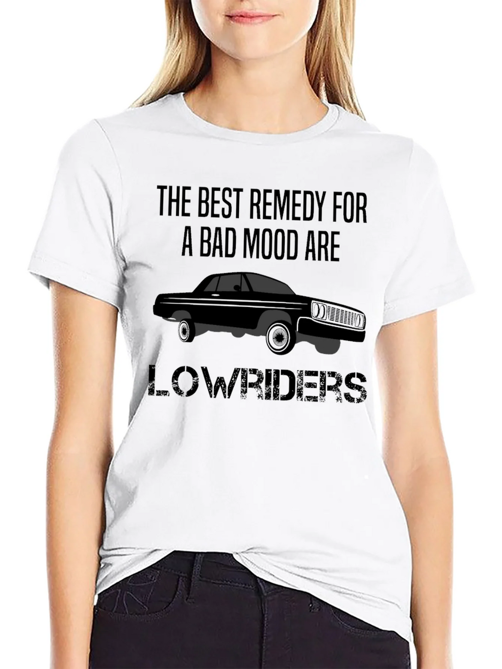 Lowrider Car T-Shirt: Best Remedy Bad Mood Tee product image 7