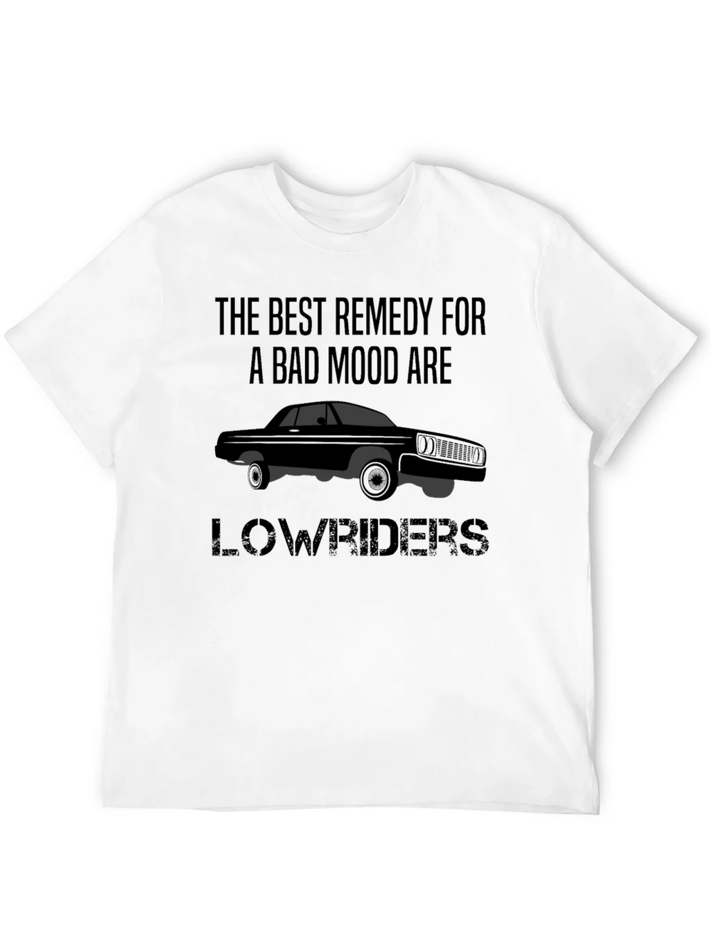 Lowrider Car T-Shirt: Best Remedy Bad Mood Tee product image 10