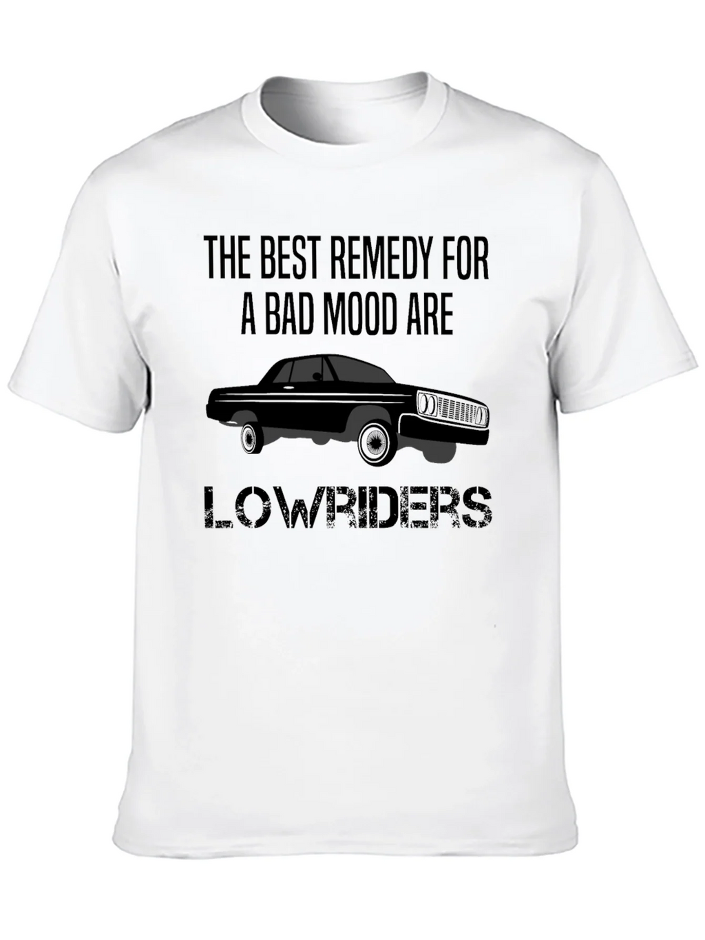 Lowrider Car T-Shirt: Best Remedy Bad Mood Tee product image 8