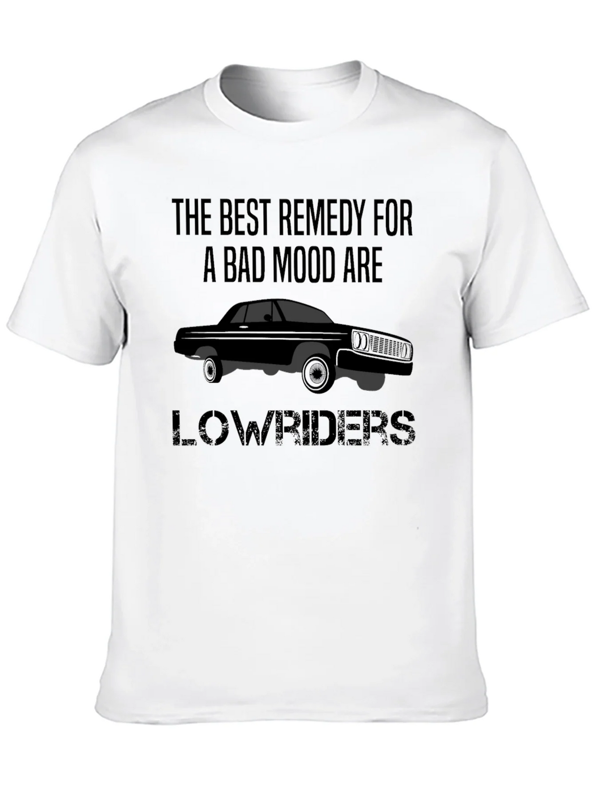 Lowrider Car T-Shirt: Best Remedy Bad Mood Tee product image 8