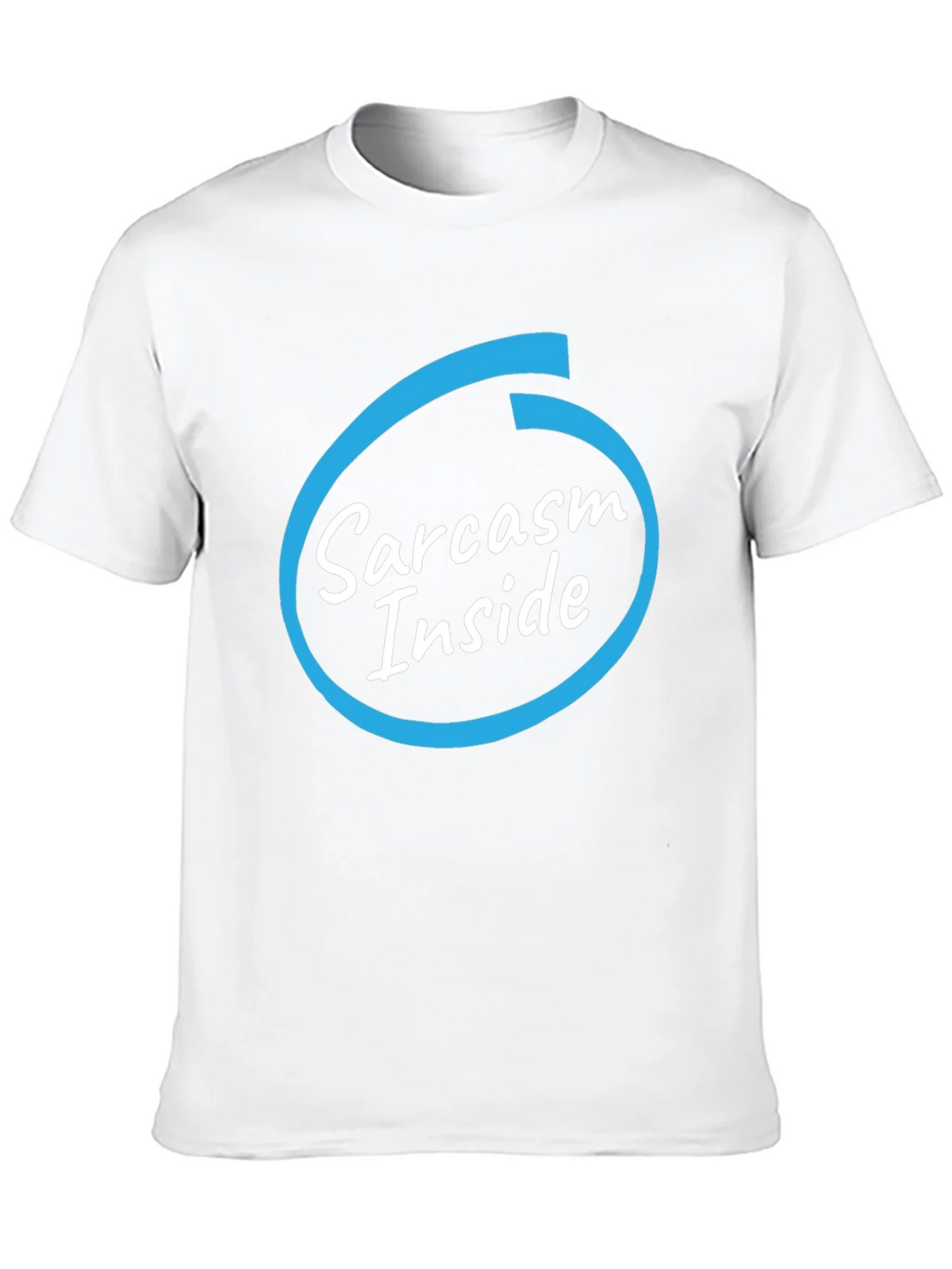Sarcasm Inside Black T-Shirt - Funny Graphic Tee product image 7