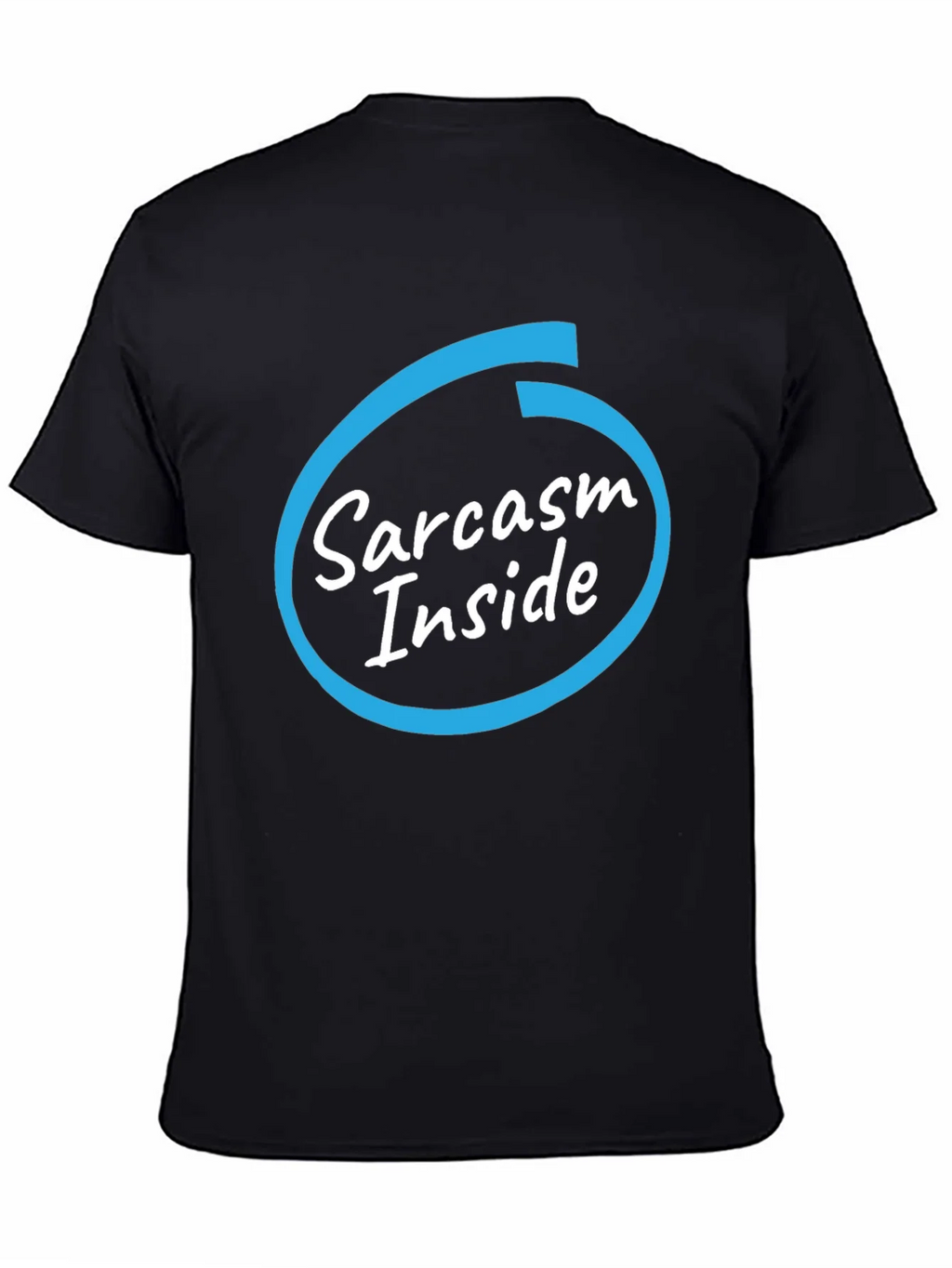 Sarcasm Inside Black T-Shirt - Funny Graphic Tee product image 4