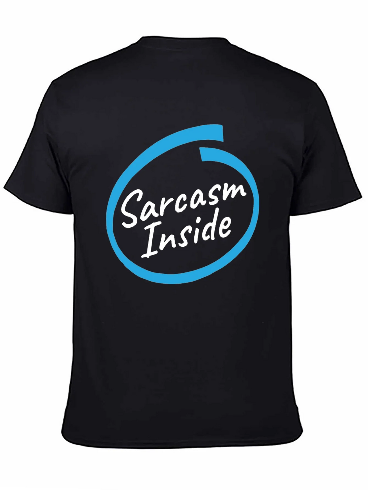 Sarcasm Inside Black T-Shirt - Funny Graphic Tee product image 4