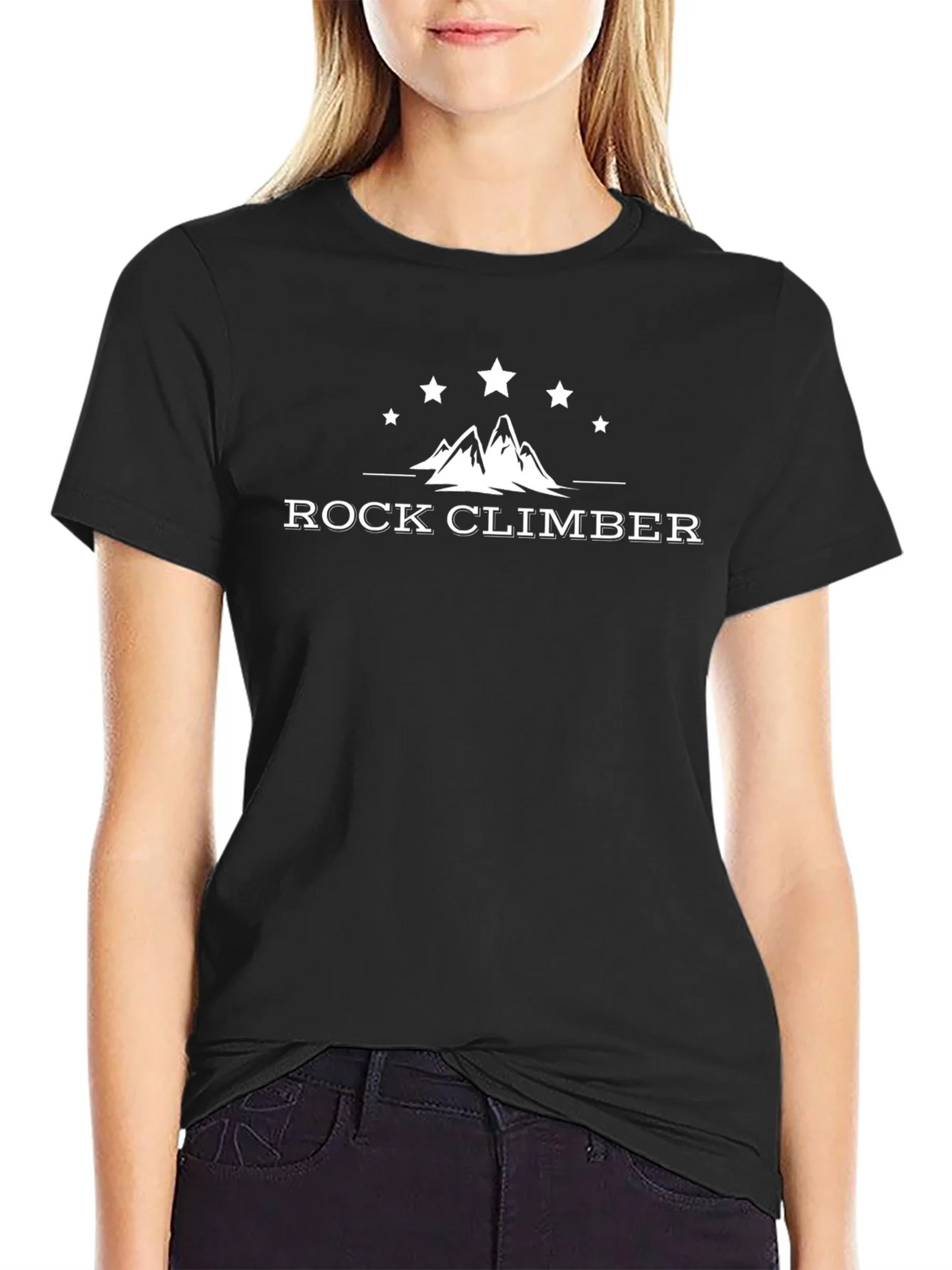 Rock Climber Graphic Tee - Mens Black T-Shirt product image 2