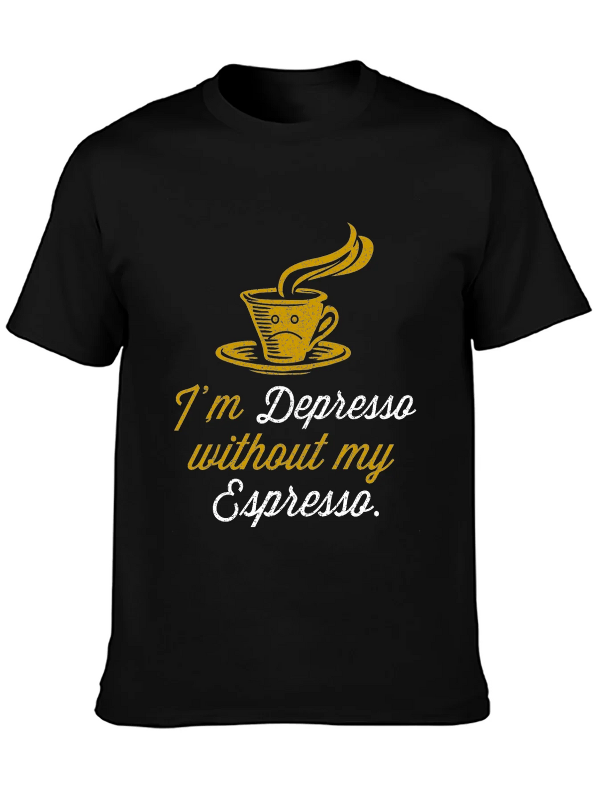 Depresso Espresso Graphic T-Shirt - Coffee Lover Tee product image 3