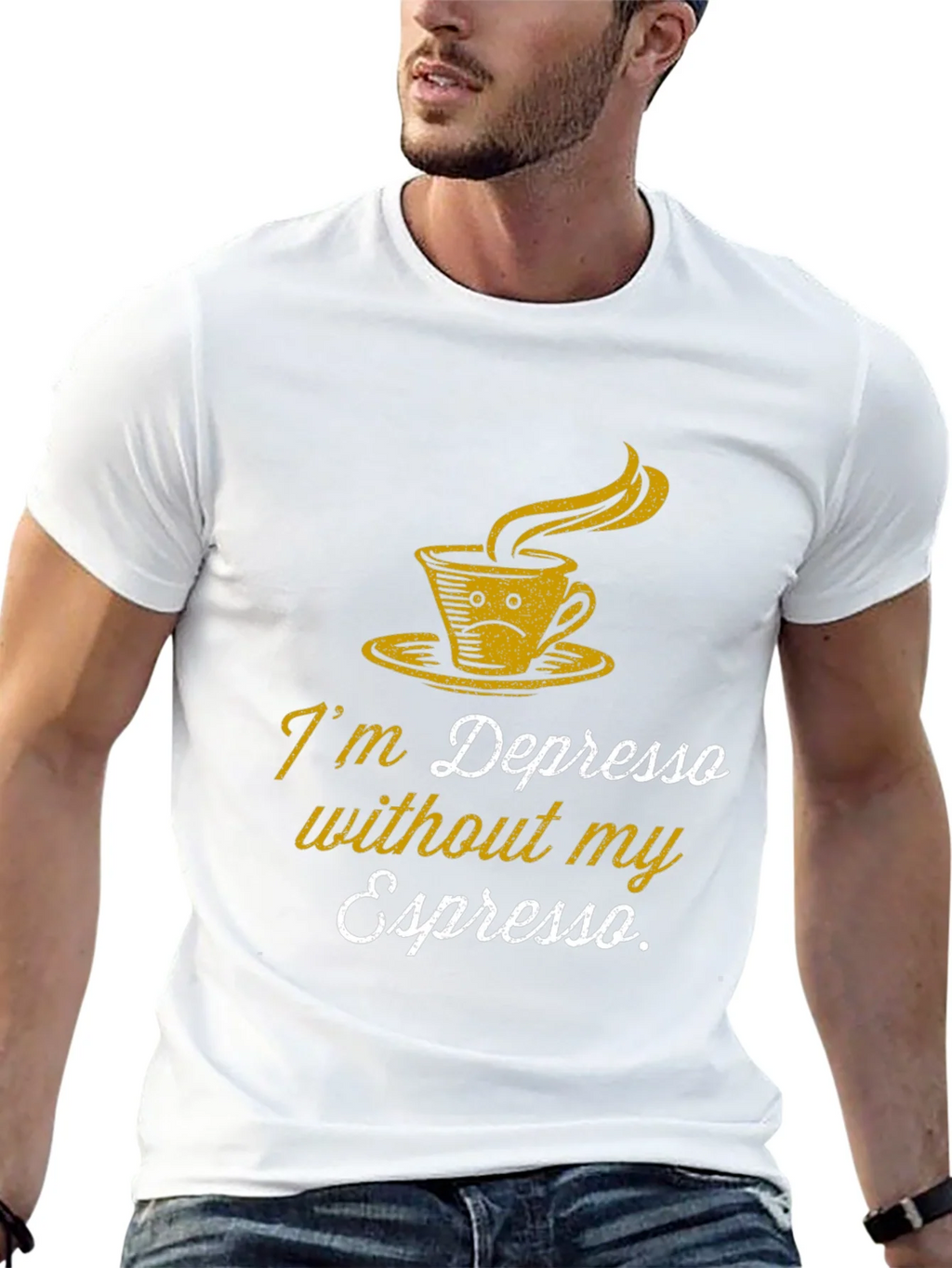 Depresso Espresso Graphic T-Shirt - Coffee Lover Tee product image 12