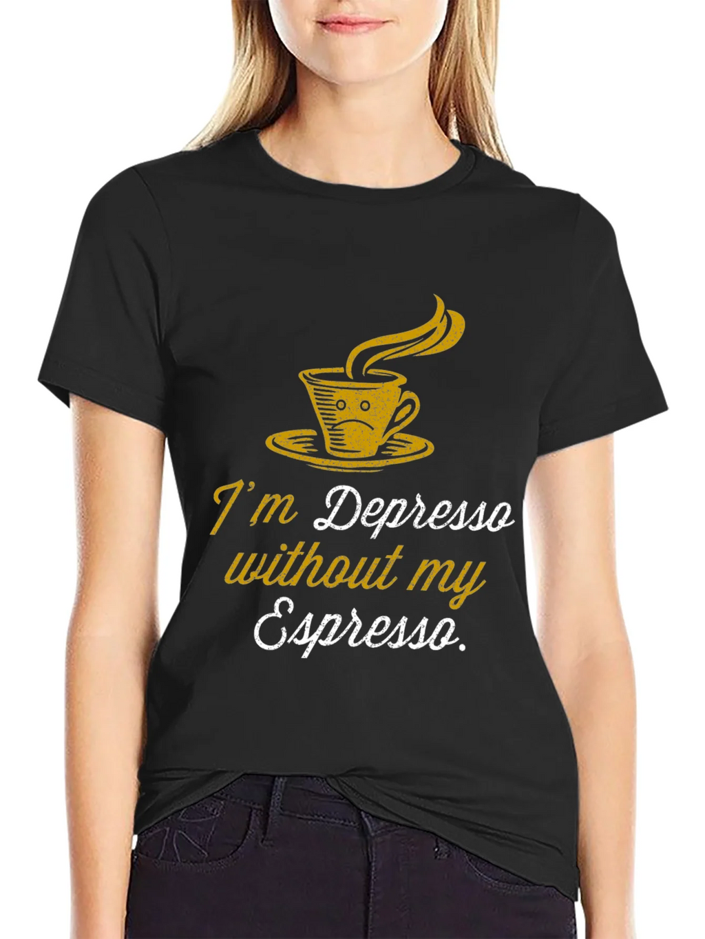 Depresso Espresso Graphic T-Shirt - Coffee Lover Tee product image 2