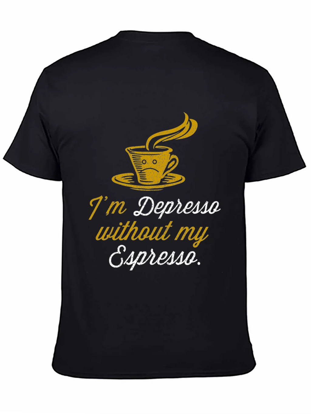 Depresso Espresso Graphic T-Shirt - Coffee Lover Tee product image 4