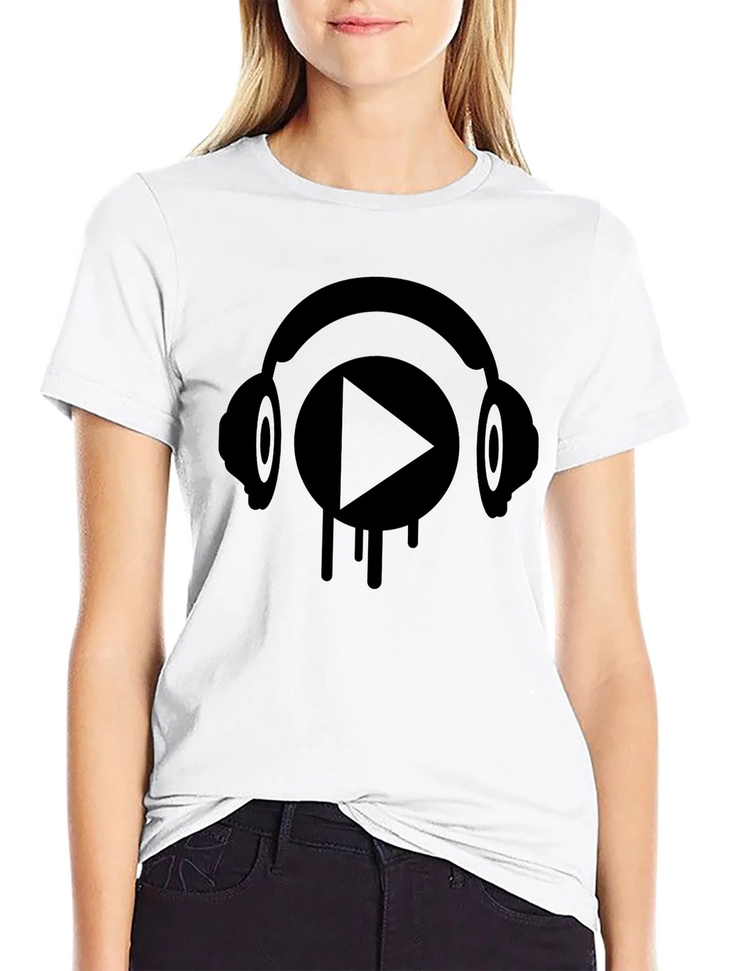 Headphones Play Graphic T-Shirt product image 7