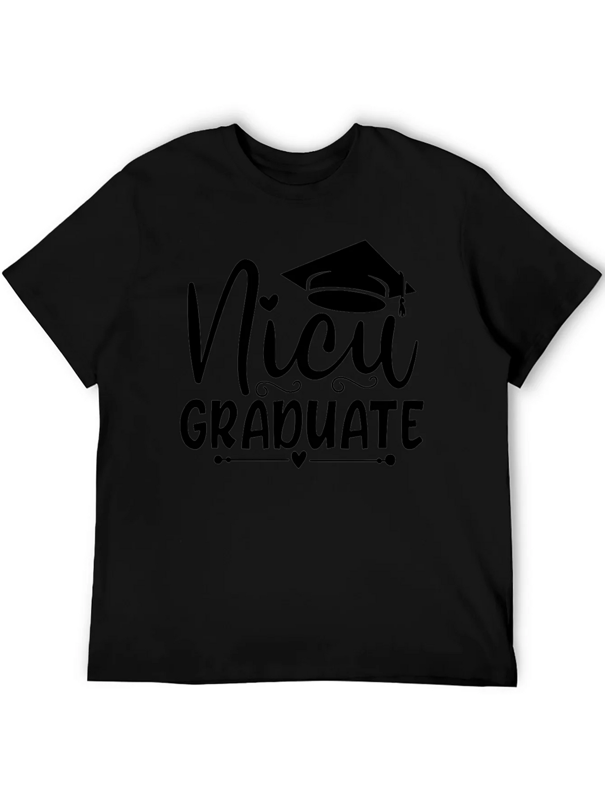 NICU Graduate Black T-Shirt product image 5