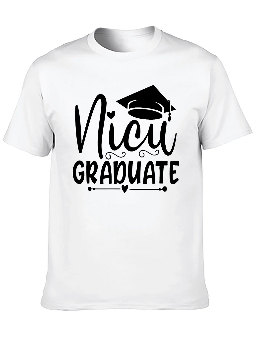 NICU Graduate Black T-Shirt product image 9
