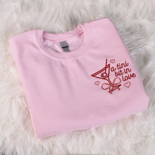 A Tini Bit In Love Embroidered Sweatshirt product image 1
