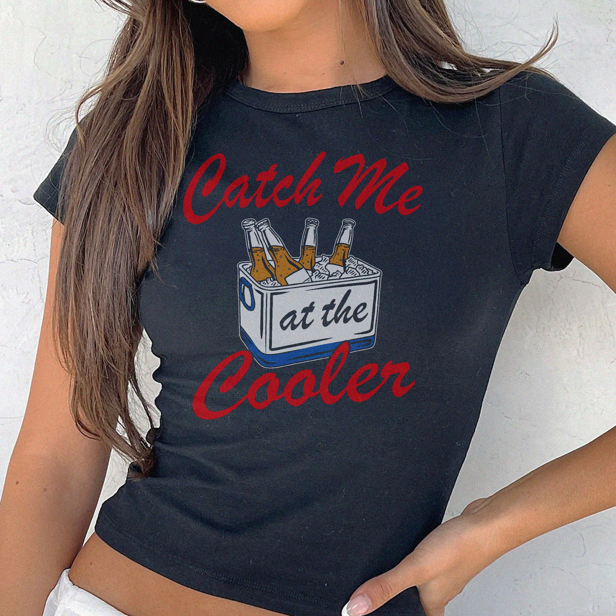 At The Cooler Micro Rib Baby Tee product image 2