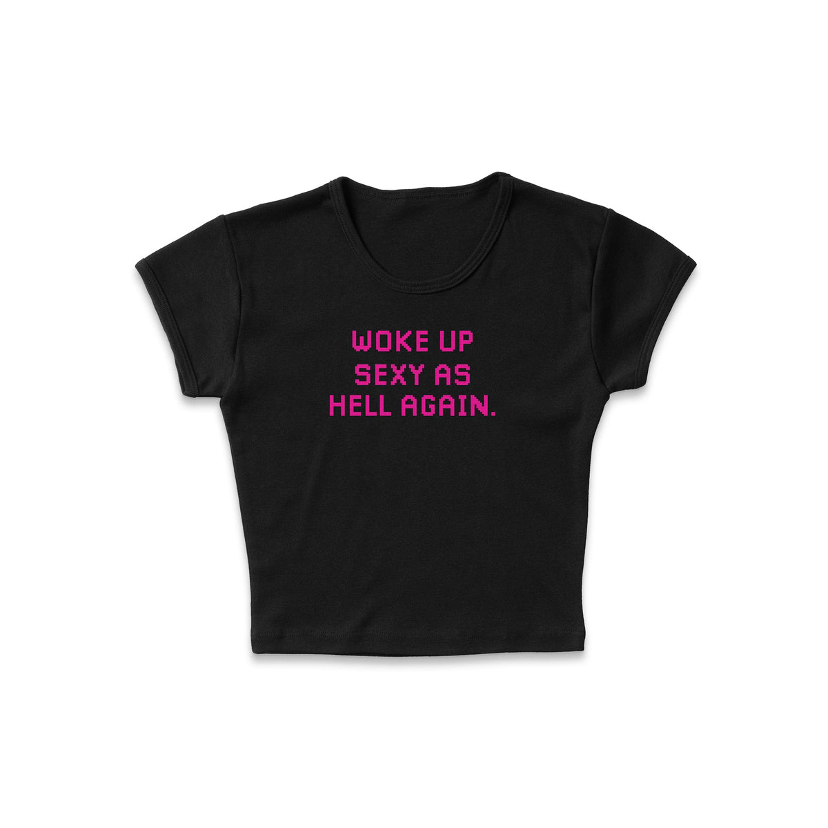 Awake and Sexy Micro Rib Baby Tee product image 4